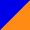 синий/оранжевый