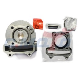 ГБЦ Головка цилиндра 4х такт. в сборе GY6-100 (FT50QT-4, 4А, 10, 18) 50 мм Тюнинг (под шпильки 50 см