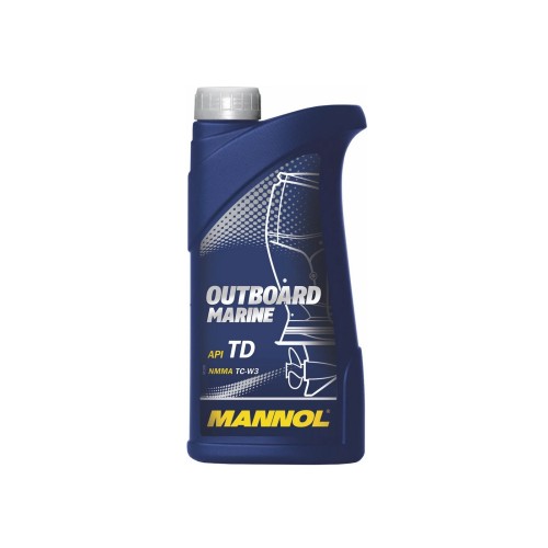 Масло для лодочных моторов 2Т Outboard Marine 1 л. MANNOL