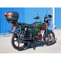 Мопед ALFA C.MOTO FORESTER NEW с кофром камуфляж не брать