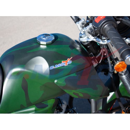 Мопед ALFA C.MOTO FORESTER NEW с кофром камуфляж не брать