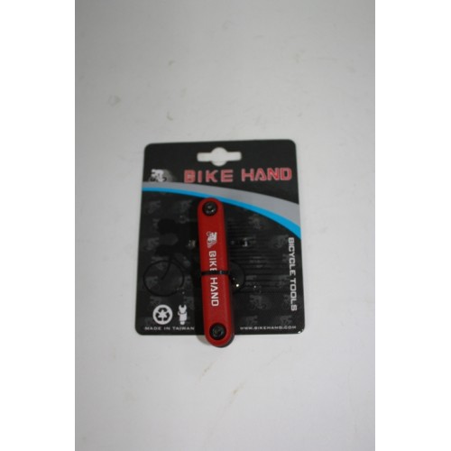 Набор шестигранников Bike Hand YC-267 7 предметов RED