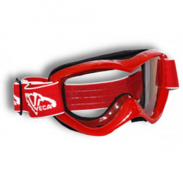 Очки для мотокросса VEGA (стандарт) красные глянцевые