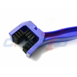 Щетка для очистки цепи и механизмов МОТО, спец. форма - чистит цепь с 3х сторон