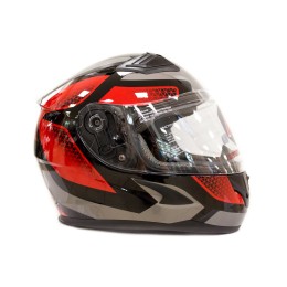 Шлем детский (интеграл) ATAKI SC-36 Scope красный/черный глянцевый YL