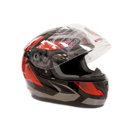 Шлем детский (интеграл) ATAKI SC-36 Scope красный/черный глянцевый YL