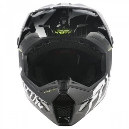 Шлем детский (кроссовый) FLY RACING KINETIC Sketch черный/белый/Hi-Vis желтый YS