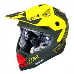 Шлем детский (кроссовый) J32 Vertigo серый/Hi-Vis желтый  YS