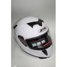 Шлем (интеграл) Ataki FF311 Solid белый глянцевый L