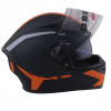 Шлем (интеграл) Ataki JK316 Route черный/оранжевый матовый   XL
