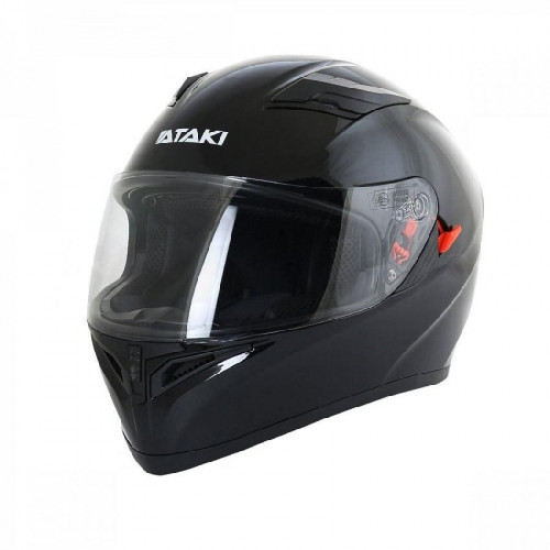 Шлем (интеграл) Ataki JK316 Solid черный глянцевый   XL