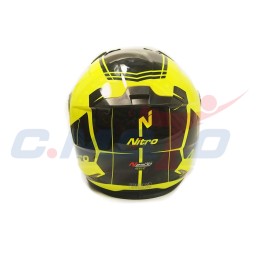 Шлем интеграл детский NITRO N2300 ROGUE JUNIOR (Yellow/Black) размер M 