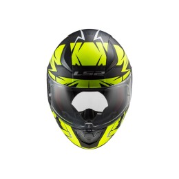 Шлем (интеграл) FF353 RAPID CROMO HI VIS черный/желтый матовый L