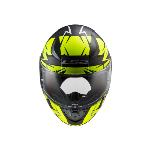 Шлем (интеграл) FF353 RAPID CROMO HI VIS черный/желтый матовый L