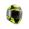 Шлем (интеграл) FF353 RAPID CROMO HI VIS черный/желтый матовый L