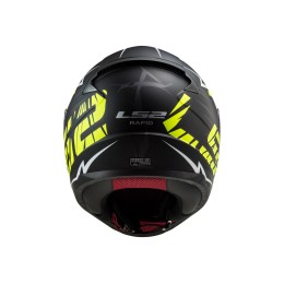 Шлем (интеграл) FF353 RAPID CROMO HI VIS черный/желтый матовый XL