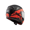 Шлем (интеграл) FF353 RAPID DEADBOLT черный/оражевый матовый М