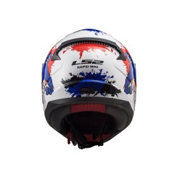 Шлем (интеграл) FF353 RAPID KID MONSTER белый/синий М