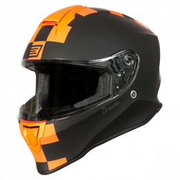 Шлем (интеграл) ORIGINE DINAMO Contest оранжевый/черный матовый  L
