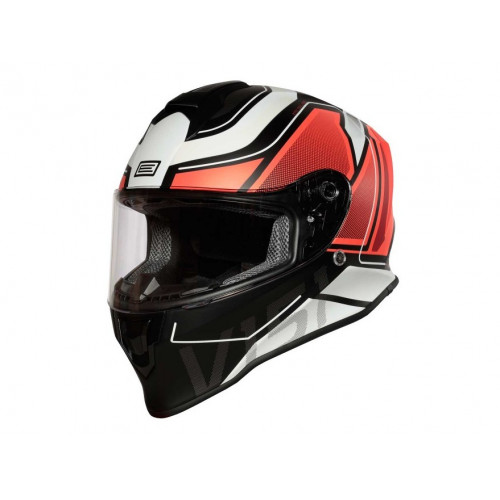 Шлем (интеграл) Origine DINAMO Galaxi Hi-Vis красный/черный матовый  XL