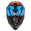 Шлем кроссовый COBRA JK803 черн-сине-оранжевый размер XL