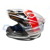 Шлем кроссовый COBRA JK803 черно-белый-красный размер XL