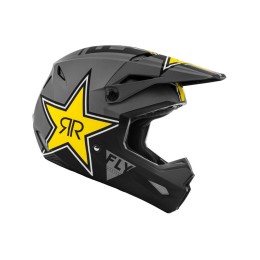 Шлем (кроссовый) FLY RACING KINETIC ROCKSTAR ECE серый/черный/желтый матовый L