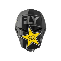 Шлем (кроссовый) FLY RACING KINETIC ROCKSTAR ECE серый/черный/желтый матовый L