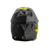 Шлем (кроссовый) FLY RACING KINETIC ROCKSTAR ECE серый/черный/желтый матовый М