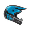 Шлем (кроссовый) FLY RACING KINETIC STRAIGHT EDGE синий/серый/черный (2021) M