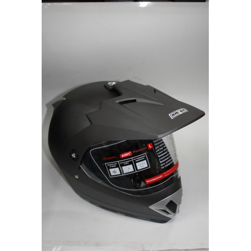 Шлем (кроссовый) R-500N серый L