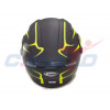 Шлем модуляр COBRA JK902 черно/зеленый с очками размер L