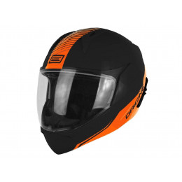 Шлем (модуляр) Origine Riviera Line черный/оранжевый матовый  L