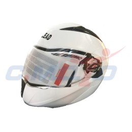 Шлем модуляр "Safelead" LX-118 (поднимается подбородок) NEW белый размер M