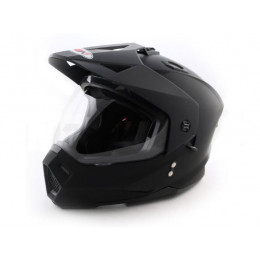Шлем (мотард) Ataki FF802 Solid черный матовый L