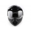 Шлем (мотард) Ataki FF802 Solid черный матовый L