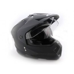 Шлем (мотард) Ataki FF802 Solid черный матовый М
