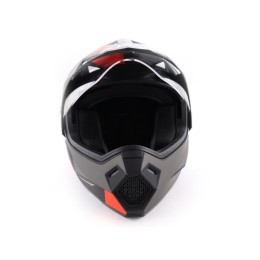 Шлем (мотард) Ataki FF802 Strike оранжевый/черный матовый L