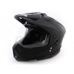 Шлем (мотард) Ataki JK802 Solid черный матовый    S