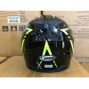 Шлем открытый 3/4 COBRA JK516 черный с зеленым размер S