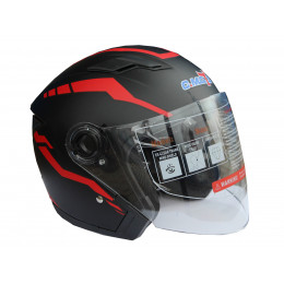 Шлем открытый со стеклом HF-212 мужской L