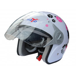 Шлем открытый со стеклом HF-212 женский L