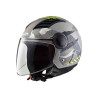 Шлем (открытый со стеклом) OF562 AIRFLOW camo камуфляж матовый S