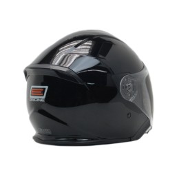 Шлем (открытый со стеклом) Origine Palio Solid черный глянцевый M