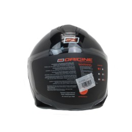 Шлем (открытый со стеклом) Origine Palio Solid черный глянцевый S