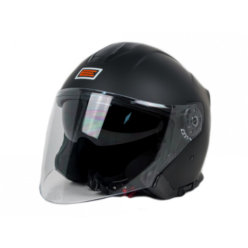 Шлем (открытый со стеклом) Origine Palio Solid черный матовый L