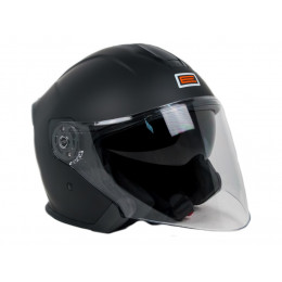 Шлем (открытый со стеклом) Origine Palio Solid черный матовый M