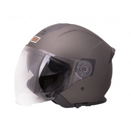 Шлем (открытый со стеклом) Origine Palio Solid титановый матовый  L