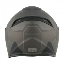 Шлем (открытый со стеклом) Origine Palio Techy черный/титановый  XL