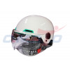 Шлем открытый YM-351_7 "YAMAPA" белый размер S летний  (NEW)